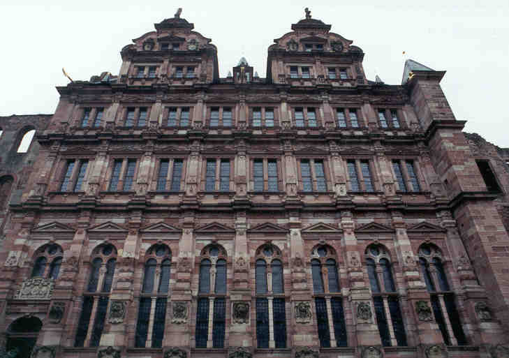 The palace at Heidelberg castle