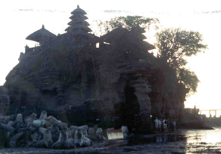 The Sea Temple at Tanah Lot